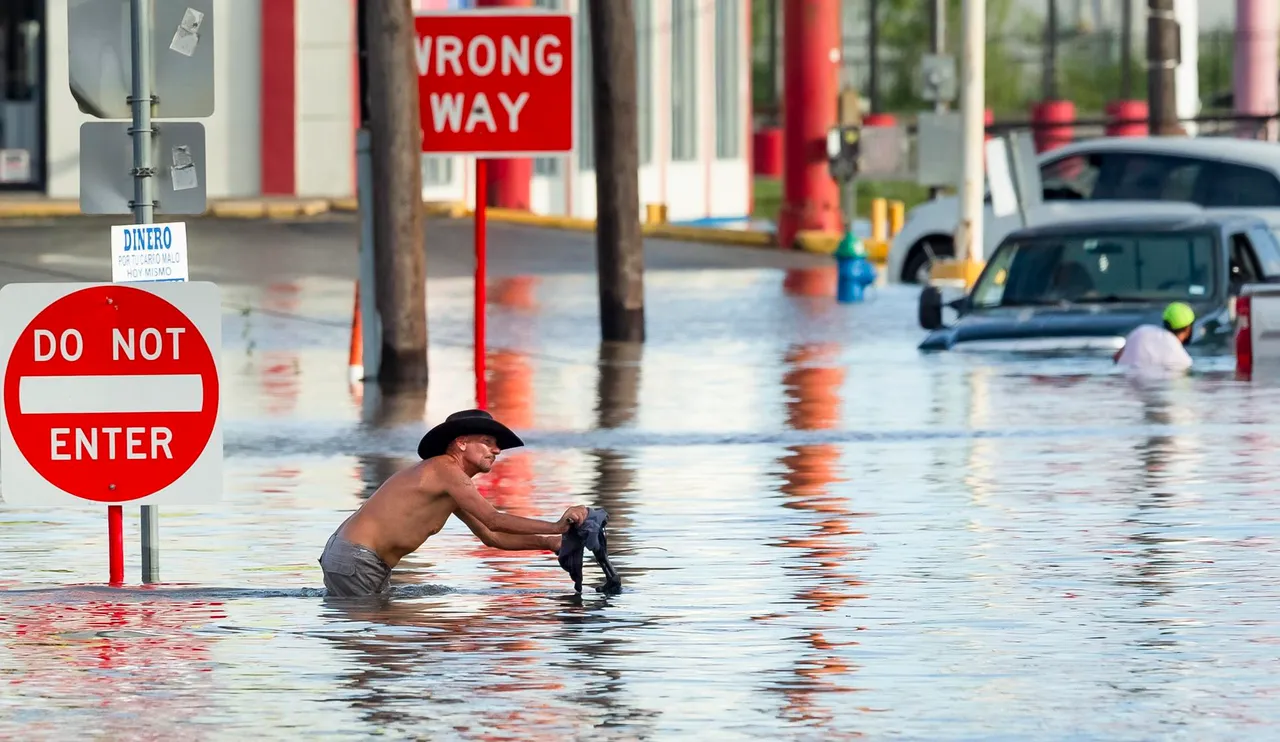 Hurrican Beryl in Houston, Texas