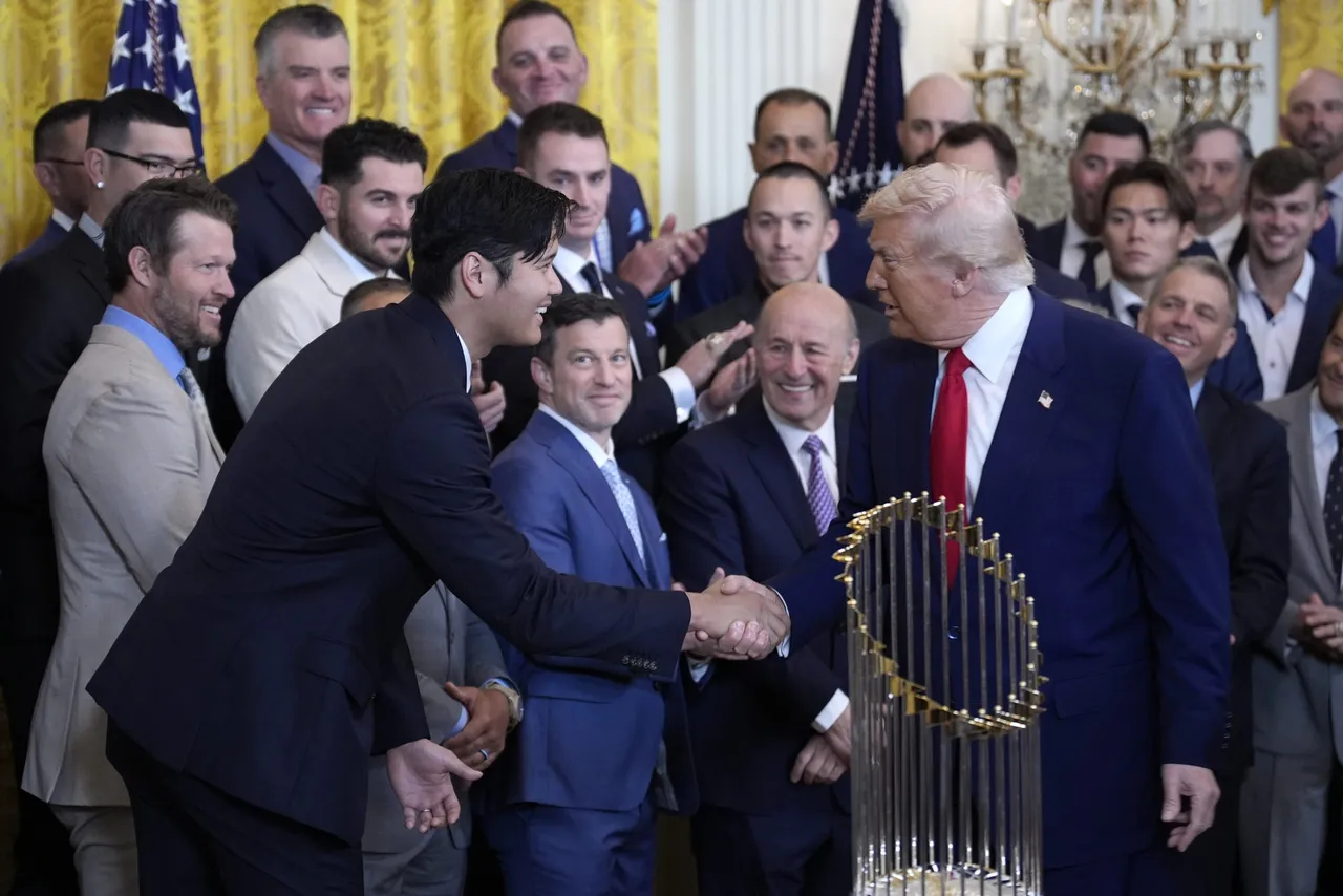 US President Trump meets 2024 World Series Champions &#8211; Los Angeles Dodgers