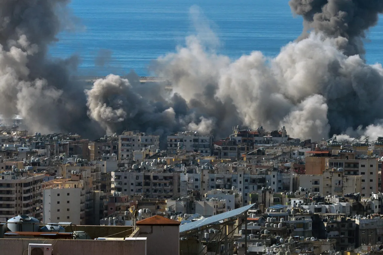 Ataque aéreos israelíes contra el suburbio meridional de Beirut de Dahieh