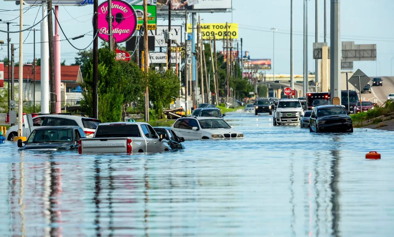 Hurrican Beryl in Houston, Texas