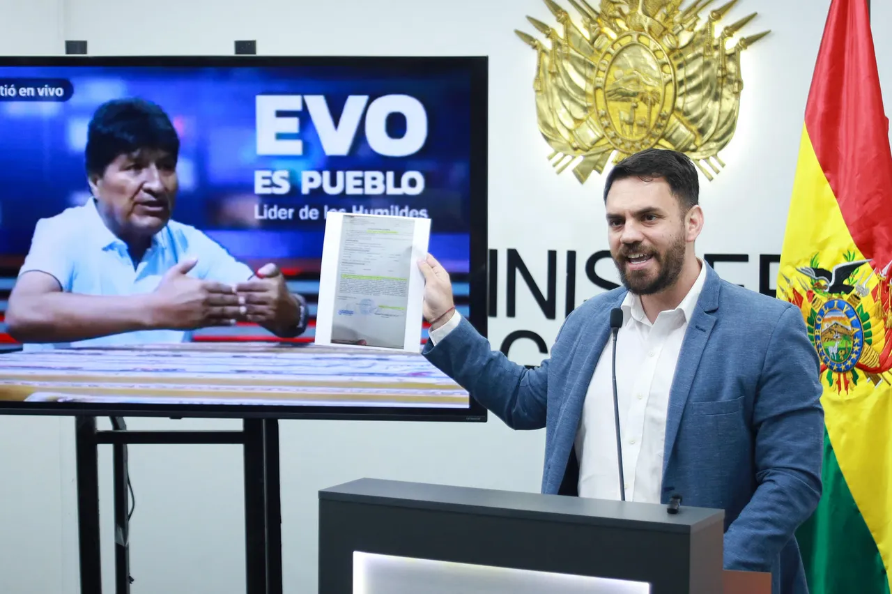 Ministro acusa a Evo Morales de disparar y herir a un agente para evitar puesto de control