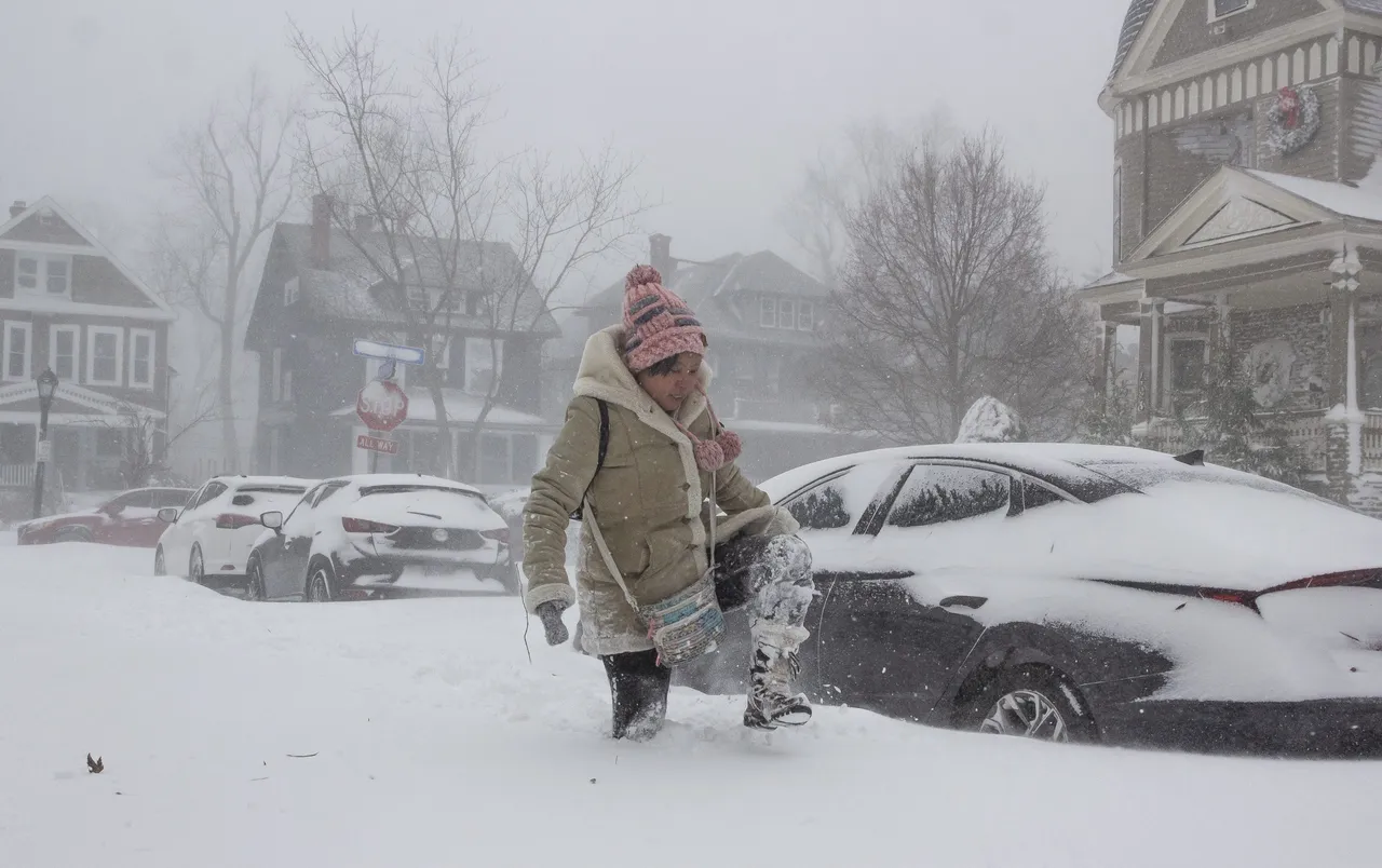 Winter Storm in Buffalo, New York