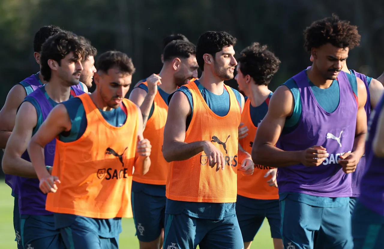 Entrenamiento Selección de Fútbol de Portugal en México