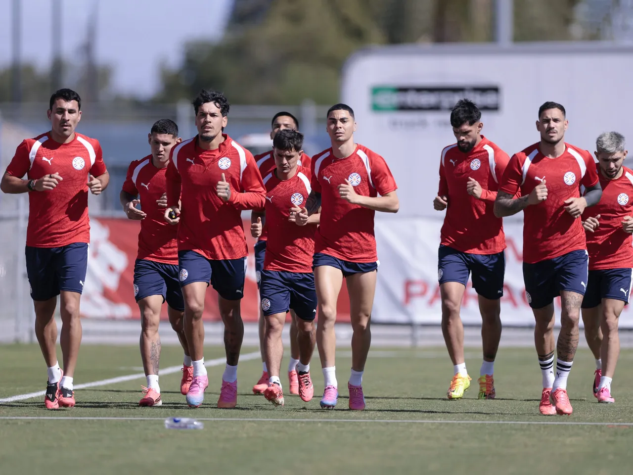 La selección de Paraguay continúa con los entrenamientos con la mirada puesta en Turquía