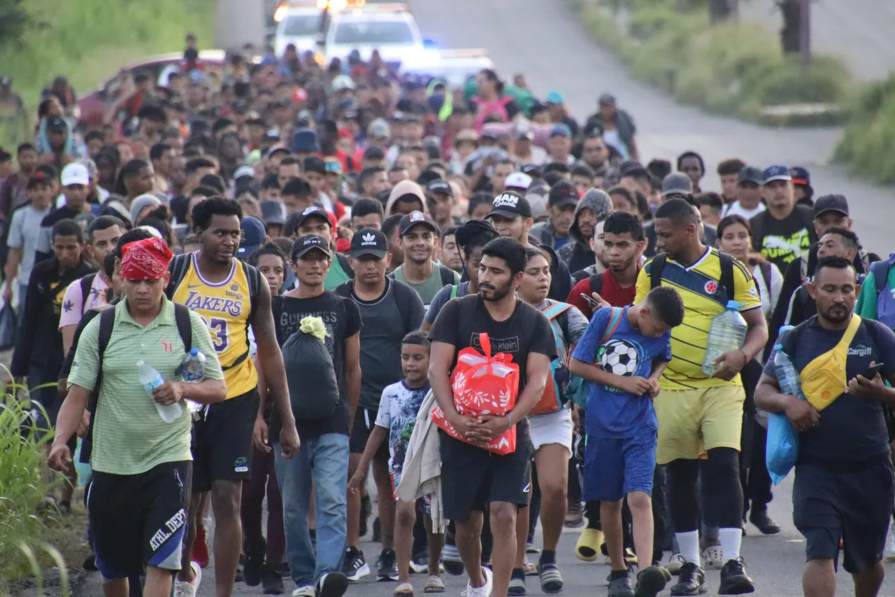 Caravana migrante alista salida para iniciar andadura desde Tapachula