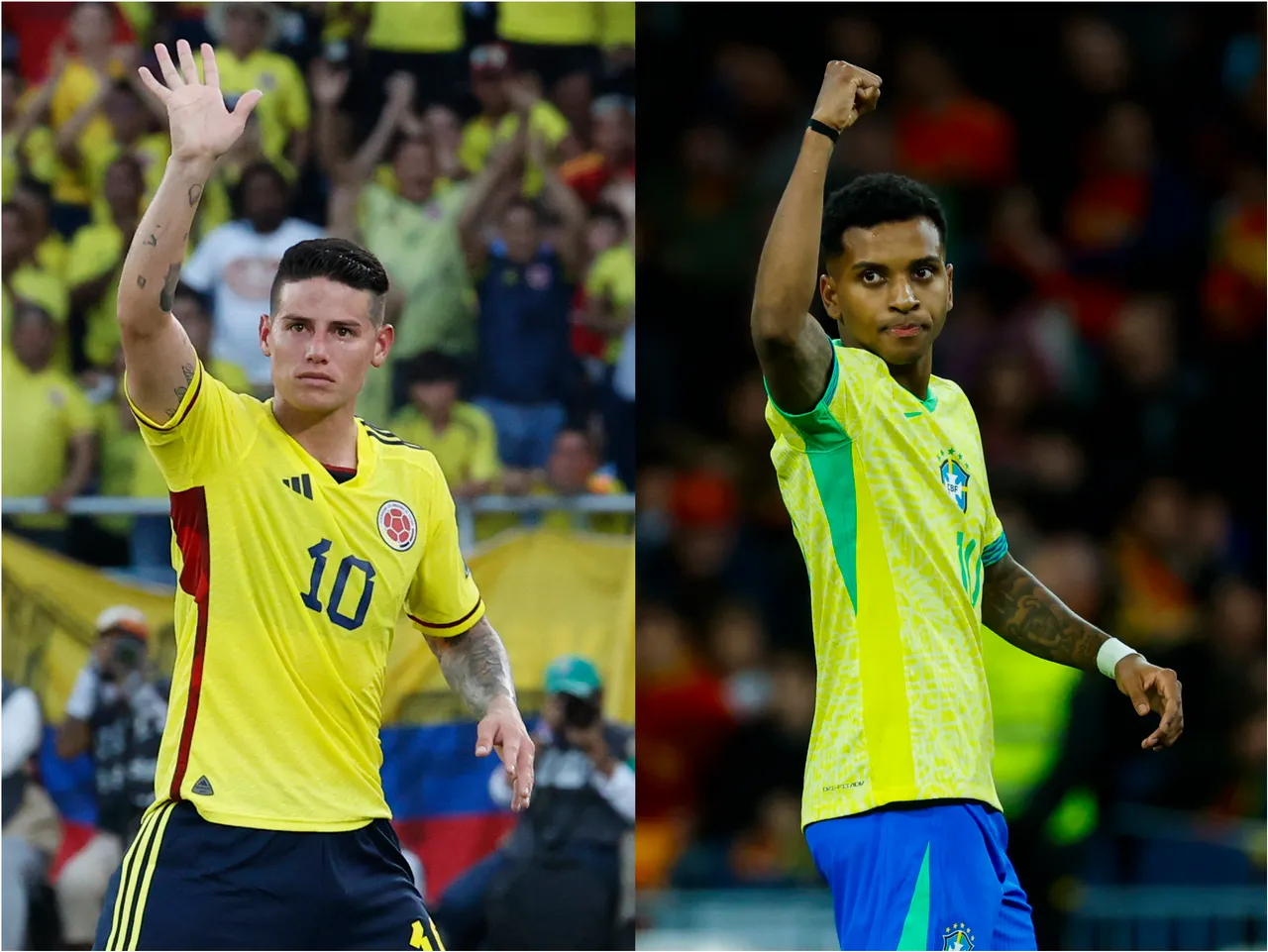 James vs Rodrygo: cara a cara entre dos &#8217;10&#8217; con pasado y presente madridista
