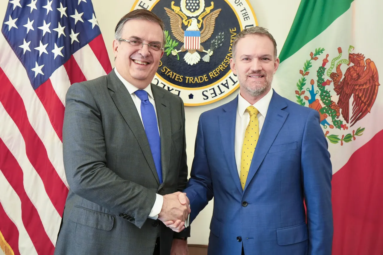 Marcelo Ebrard y Jamieson Greer en reunión bilateral sobre comercio y minerales críticos