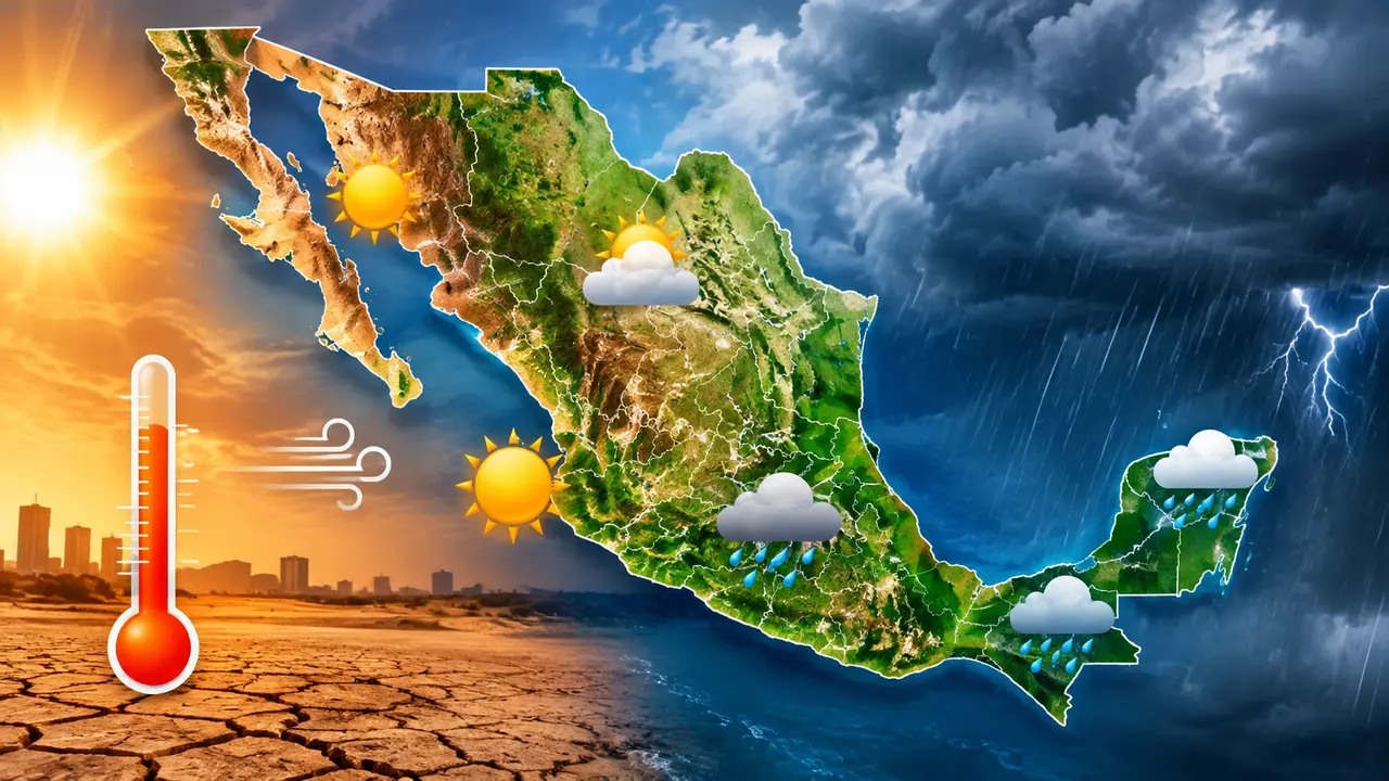 Se pronostican lluvias para este viernes en México