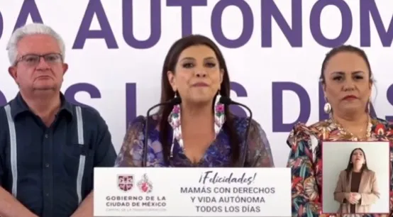 La jefa de Gobierno aseguró que las labores de cuidado también corresponden a los hombres