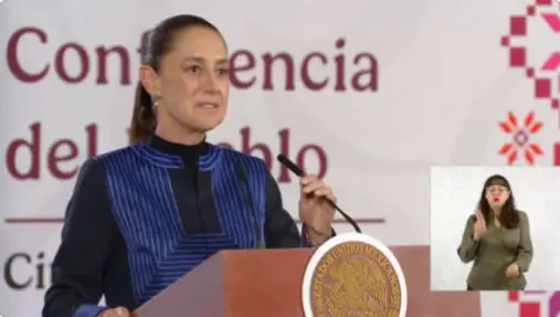 La Presidenta, Claudia Sheinbaum durante la Conferencia Matutina 