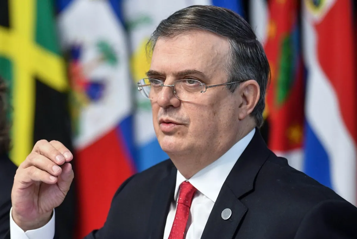Marcelo Ebrard, secretario de Relaciones Exteriores, durante la XXII Reunión de Cancilleres de la Comunidad de Estados Latinoamericanos y Caribeños (CELAC).