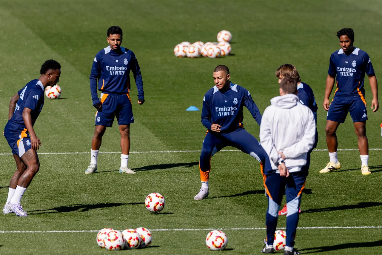 Entrenamiento del Real Madrid