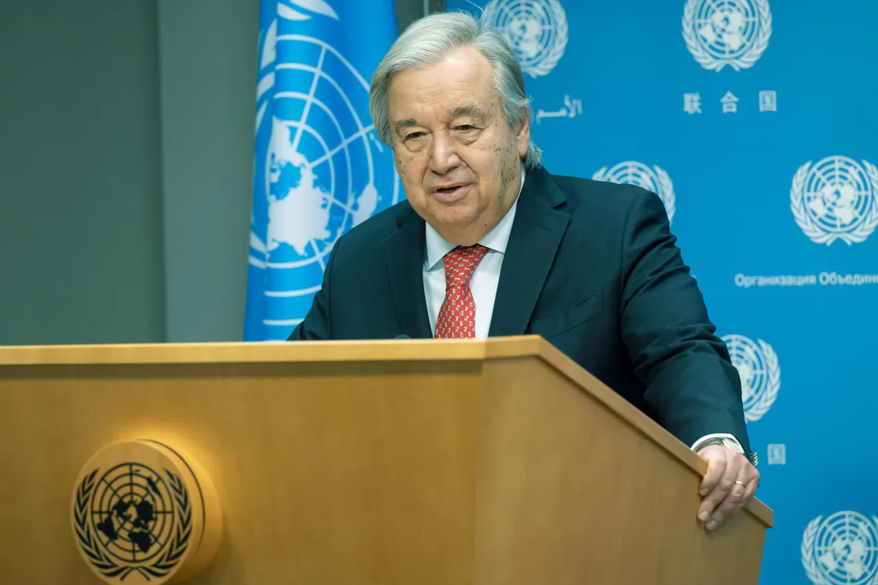 ANTONIO GUTERRES