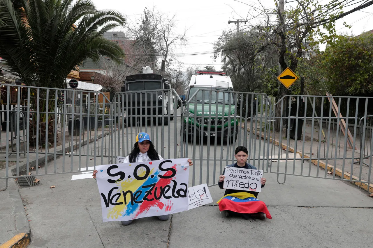 Cierre de la misión diplomática en la embajada de Venezuela en Chile
