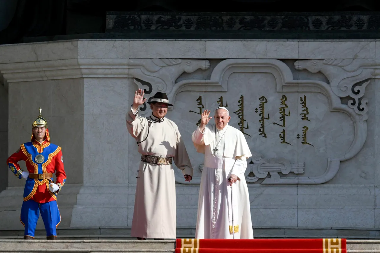 Pope Francis visits Mongolia