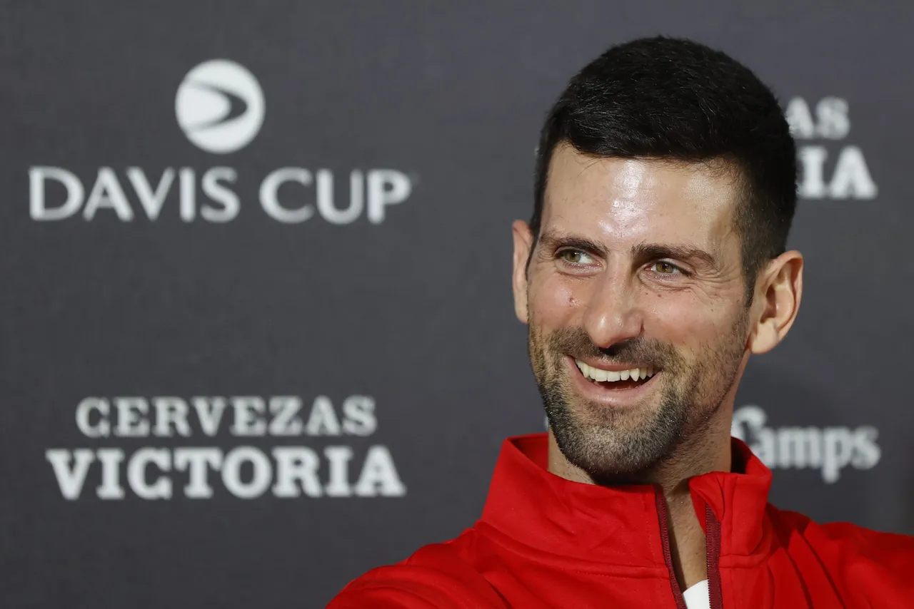Rueda de Prensa de Novak Djokovic y equipo de Serbia en la Copa Davis 2023