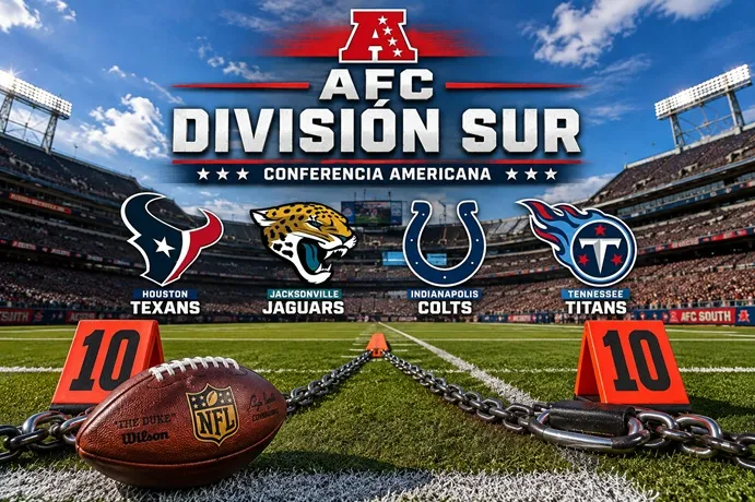 AFC Sur 2026: Houston y Jacksonville encabezan la carrera