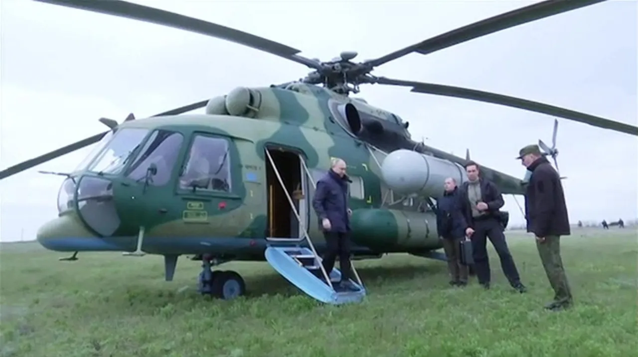 Russian President Vladimir Putin visit to Kherson