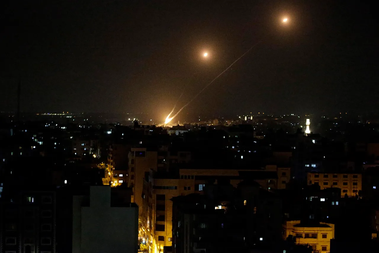 Rockets are fired from Gaza towards Israel