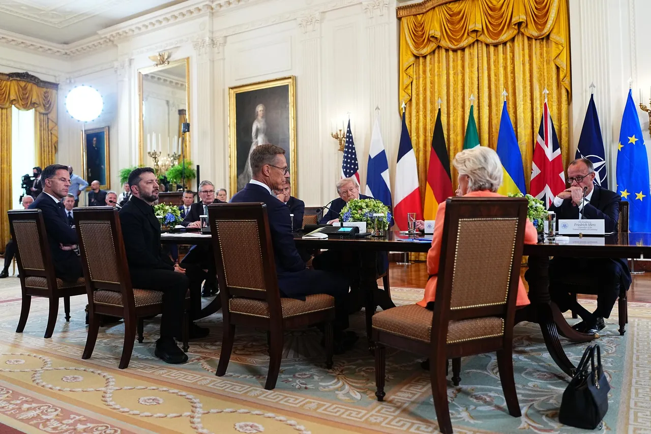 US President Trump meets Ukraine&#8217;s President and European leaders at White House