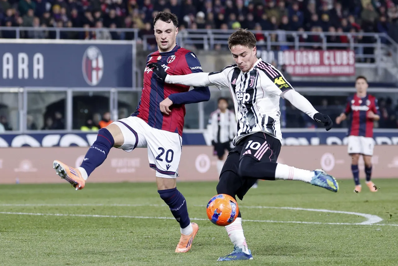 la Juventus Turín con un gol en el minuto 64 ante el Bolonia (0-1), apenas ciento ochenta segundos después de saltar al campo