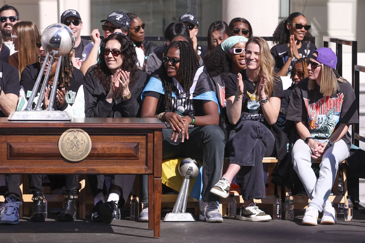 WNBA Champions New York Liberty celebrate with ticker-tape parade in New York