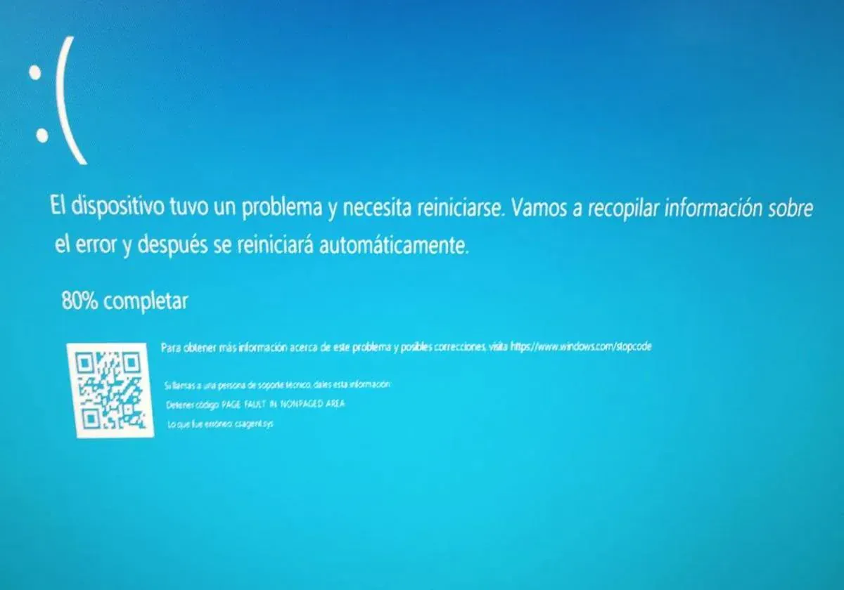 fallo informatico