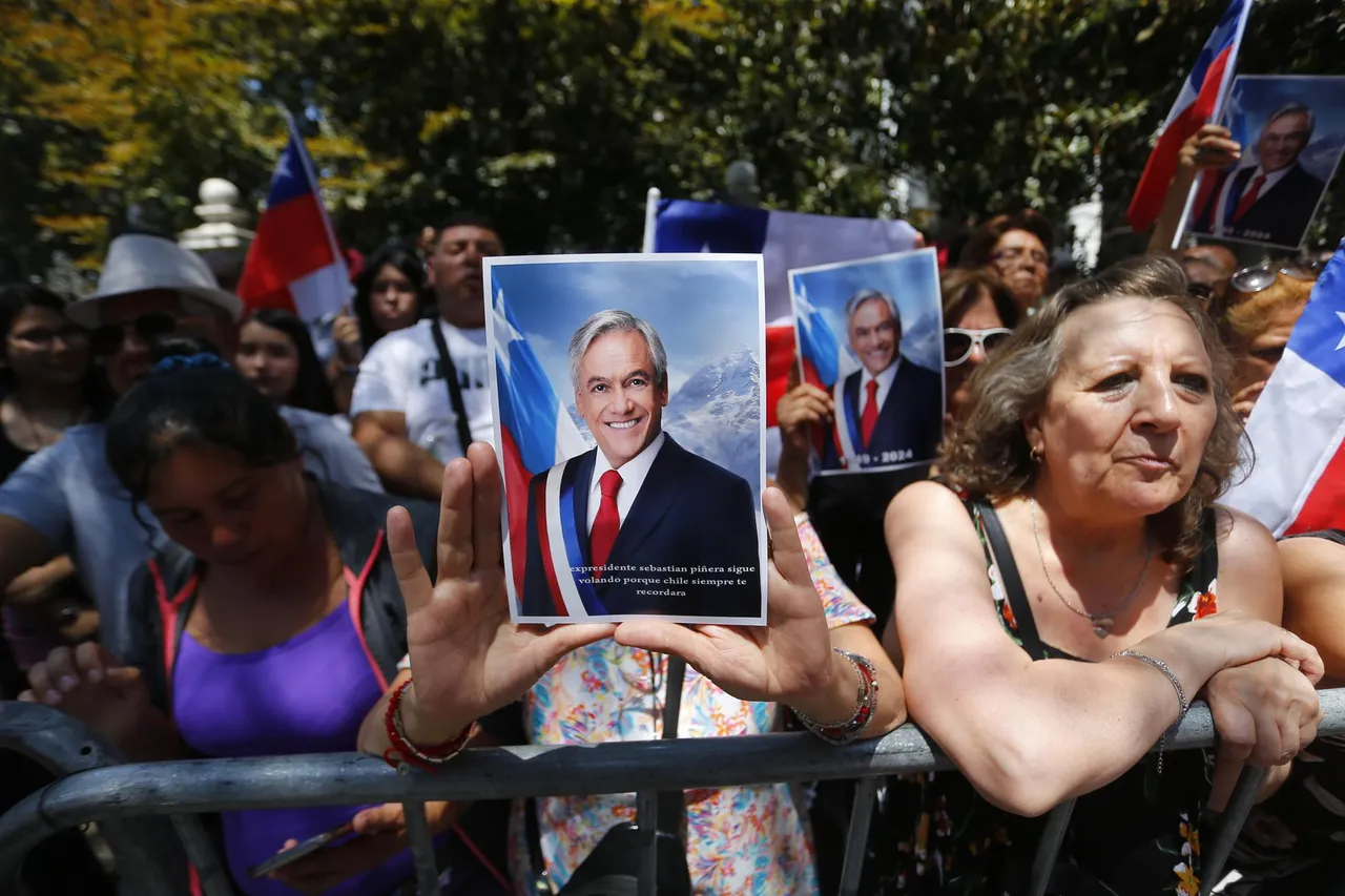 Chilenos despiden al expresidente Piñera, fallecido en accidente de helicóptero