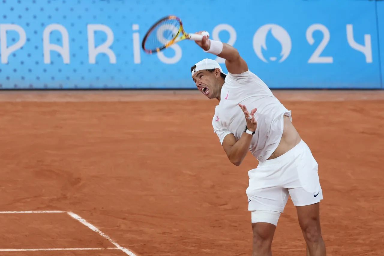 Entrenamiento de Rafa Nadal y Alcaraz