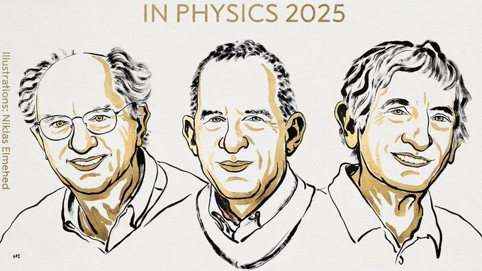Los ganadores del Premio Nobel de Física 2025: John Clarke, Michel Devoret y John Martinis, pioneros del efecto túnel cuántico macroscópico”