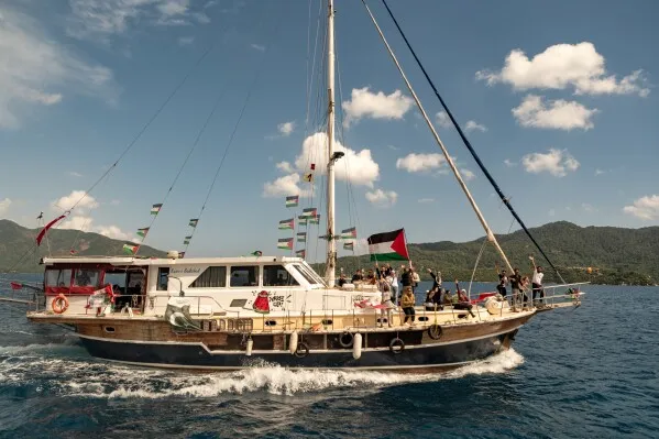 Barcos de la Global Sumud Flotilla interceptados por la Armada Israelí