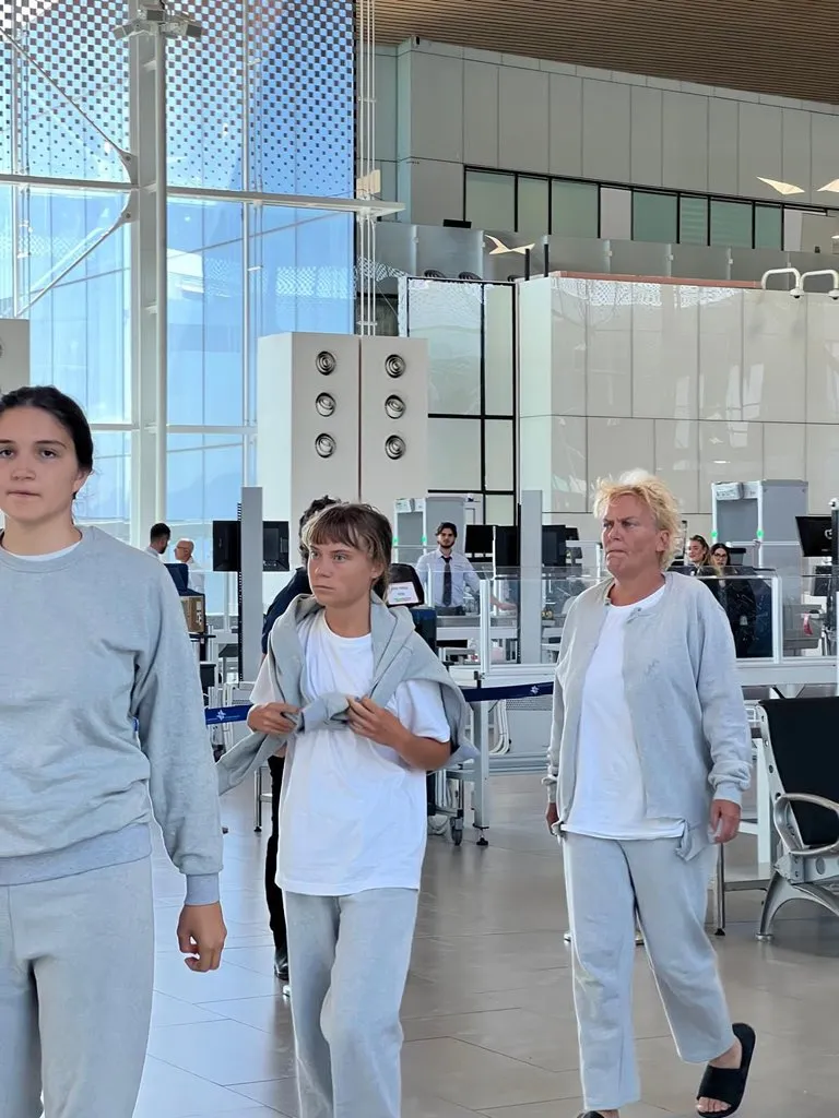 Greta Thunberg en protesta ambiental, 2025