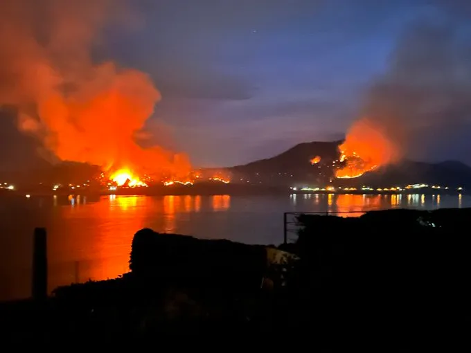 incendio forestal