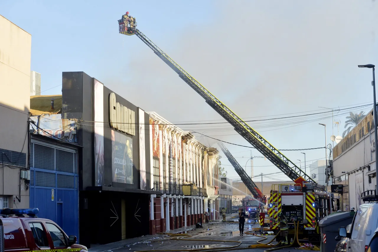 Gobierno de Murcia cifra en 13 los muertos en incendio del local de ocio &#8220;Fonda Milagros&#8221;