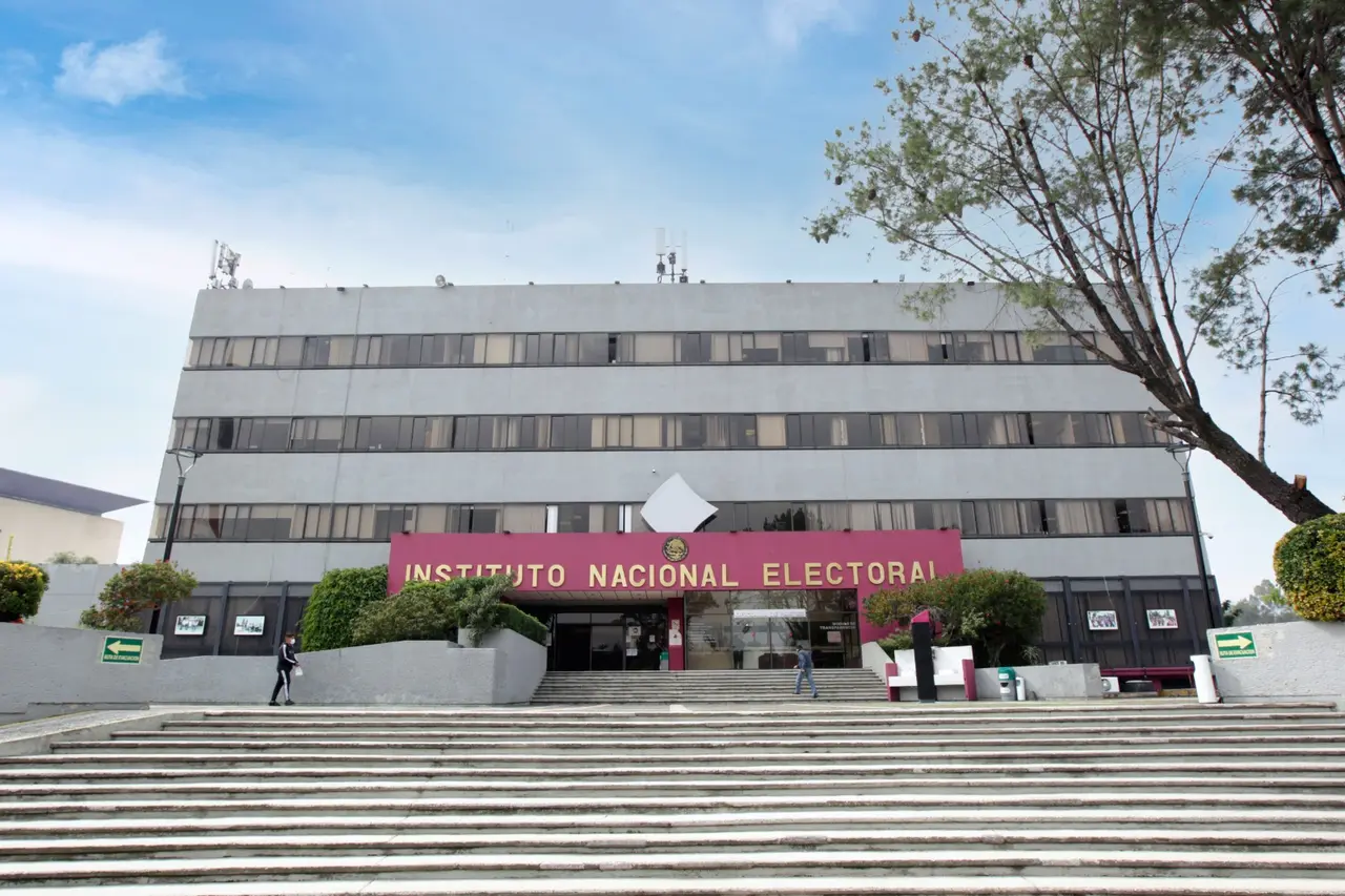 Fachada de la sede del INE