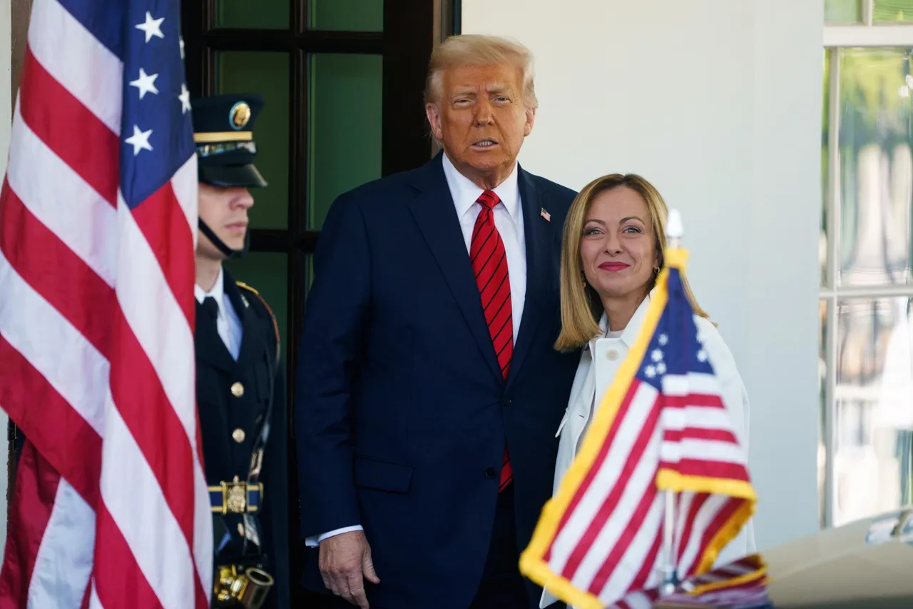 Italian Prime Minister Giorgia Meloni meets with US President Donald Trump in Washington