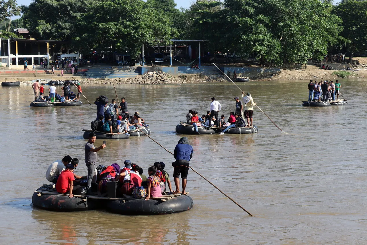 Al menos 40.000 migrantes cruzaron la frontera sur de México en la última ola migratoria