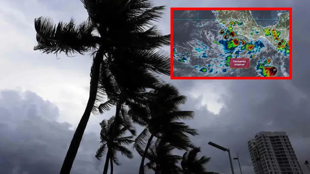 Oleaje elevado en las playas de Colima y Jalisco por la cercanía del huracán Narda.