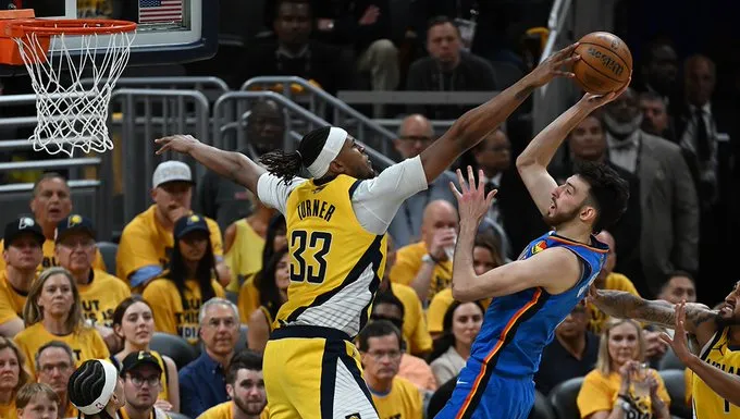 pacer ganan tercero a oklahoma