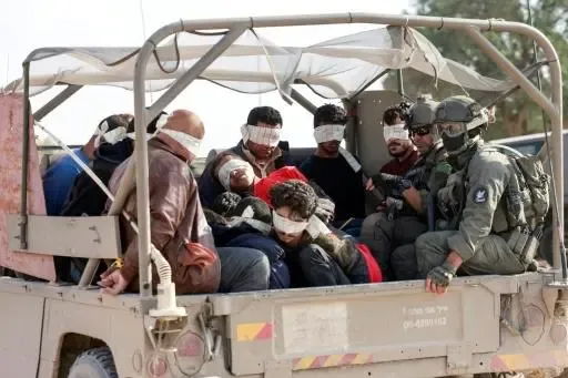 palestinos detenidos