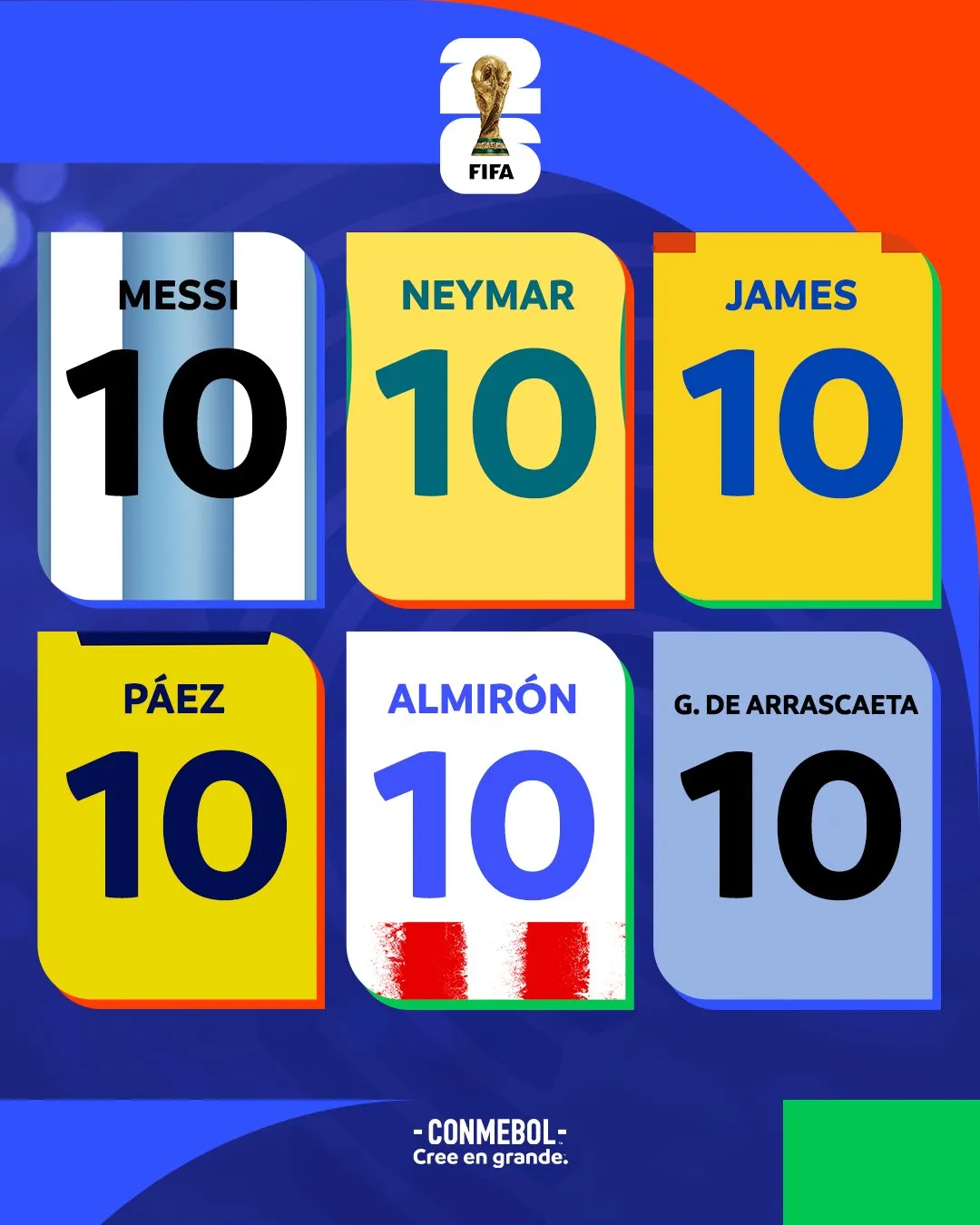 playeras conmebol