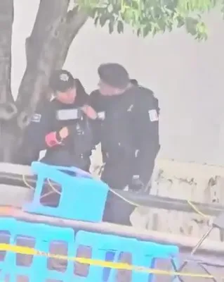 Un policía de Aguascalientes toca y amedrenta a su compañera