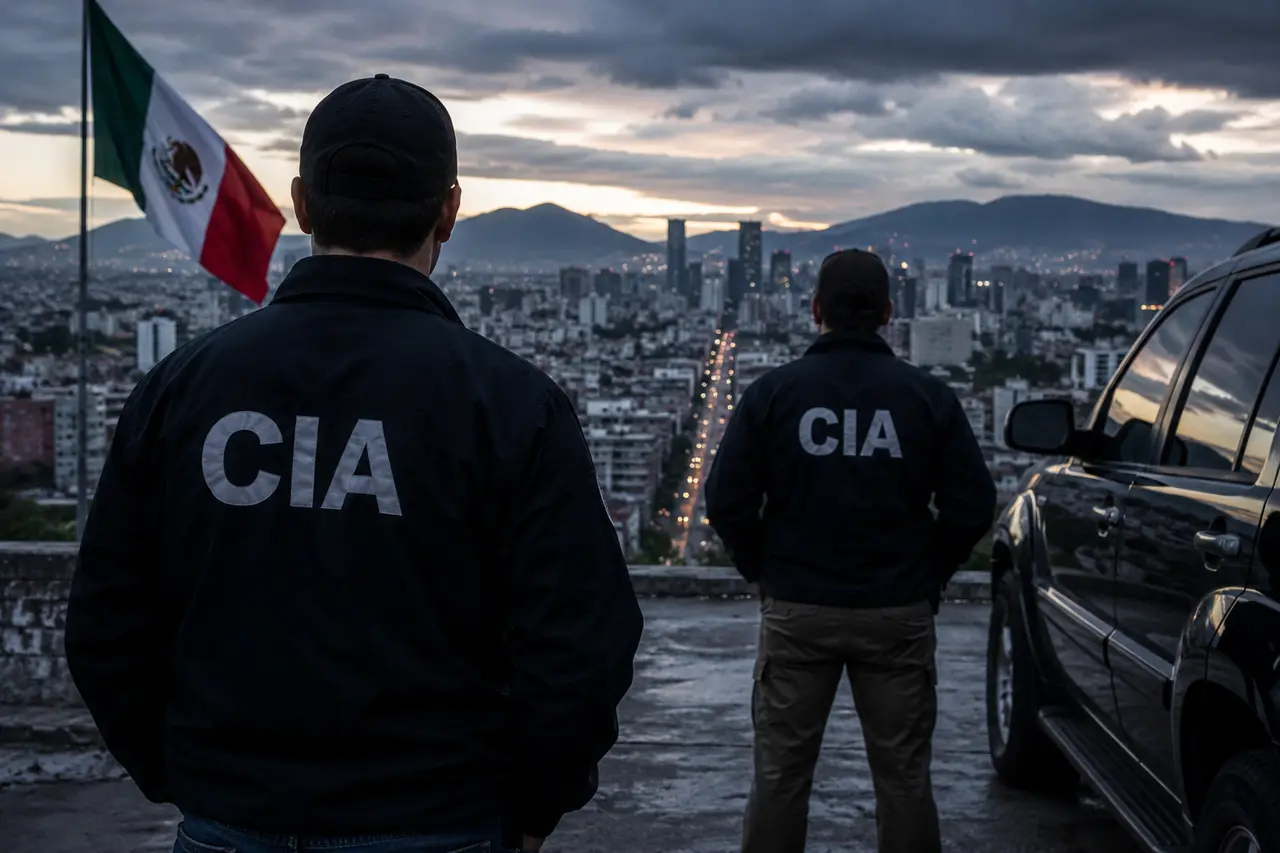 Presencia de Agentes de la CIA en México  | IMAGEN REALIZADA CON IA 