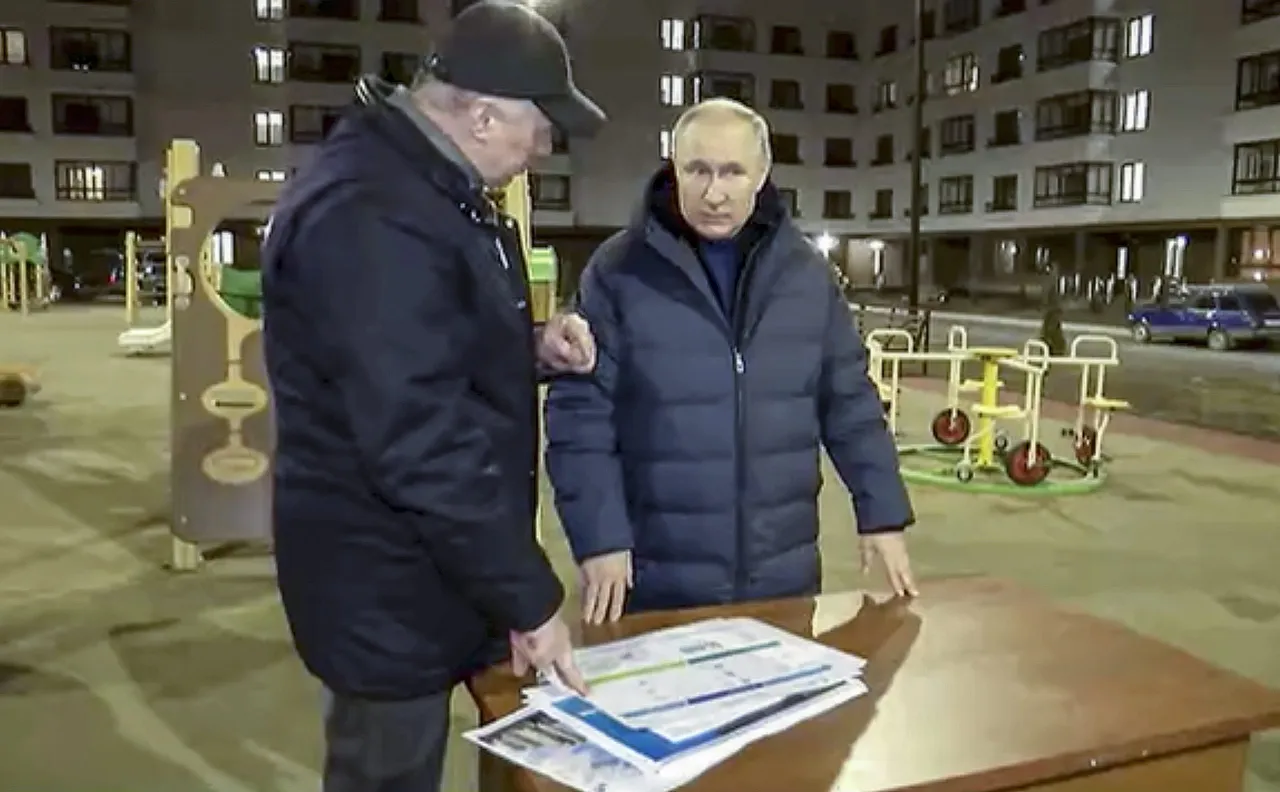 Russian President Vladimir Putin visit to Mariupol