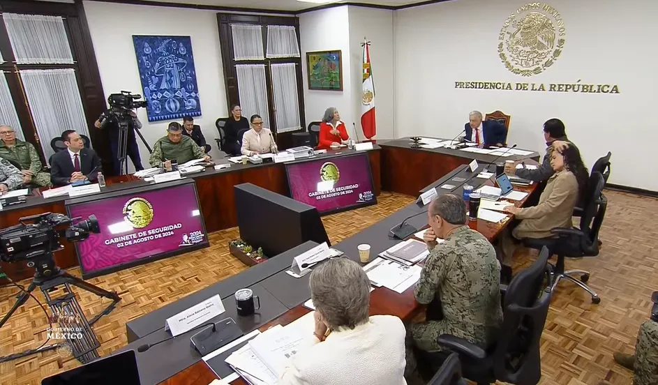reunión gabinete de seguridad