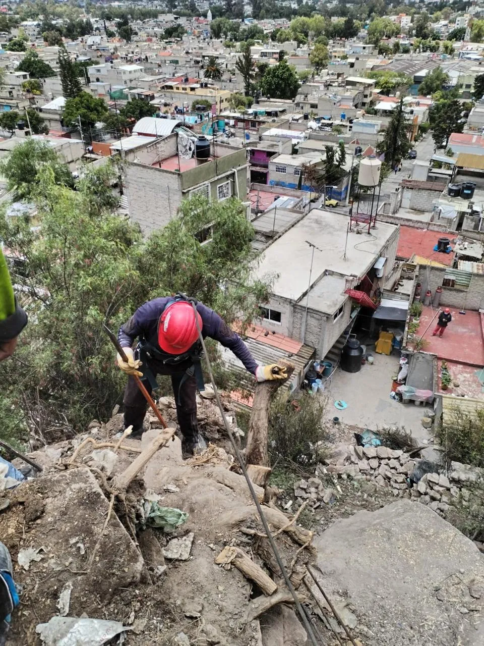 Desprendimiento rocas