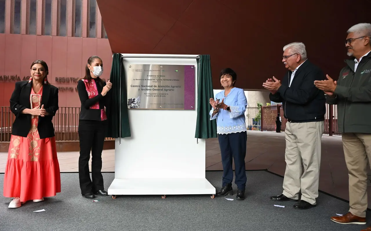 Sheinbaum inaugura el nuevo Archivo General Agrario