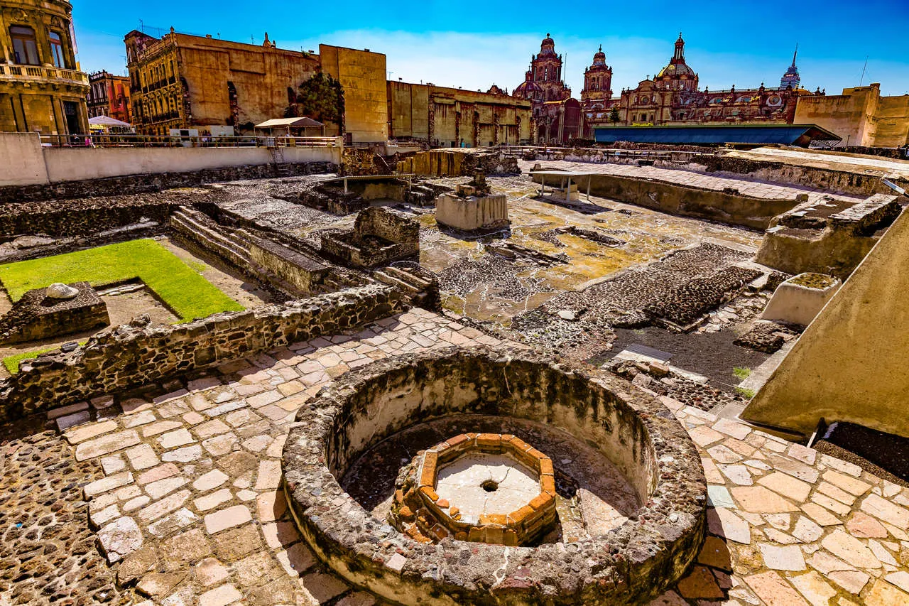 Mexico.,The,City,Of,Mexico,(cdmx).,The,Ruins,Of,The