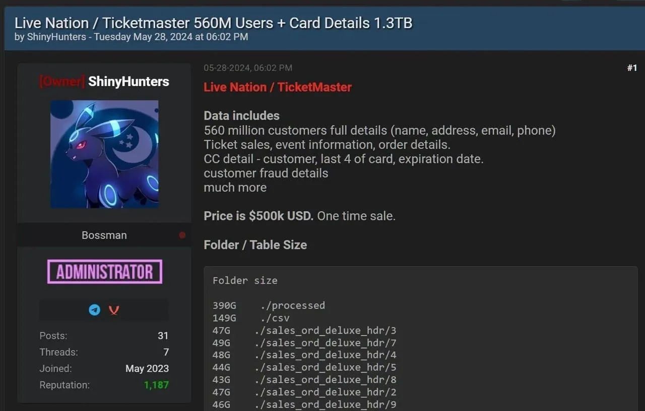 ticket