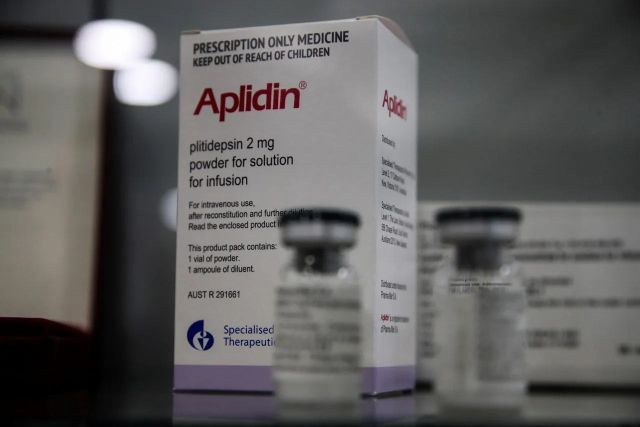 PharmaMar dice que la plitidepsina muestra una potente actividad anticovid